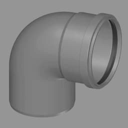 90° PVC Bogen 100mm